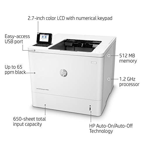 HP LaserJet Enterprise M607dn printer — compatible cartridges at FetchInk